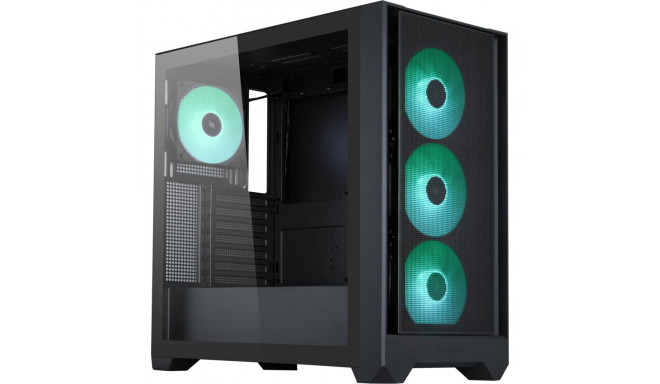 Flow 110 ARGB  (schwarz, Tempered Glass)