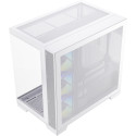 Silentware View A-RGB, tower case white, tempered glass x2
