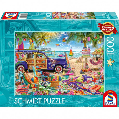 Sonnige Auszeit am Strand (1000 Teile)