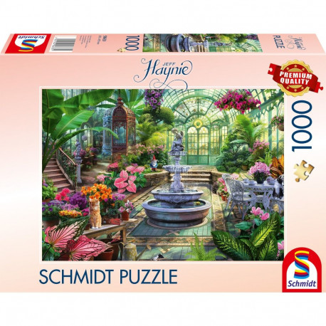 Schmidt Spiele Jeff Haynie: Victorian Greenhouse, Puzzle 1000 pieces