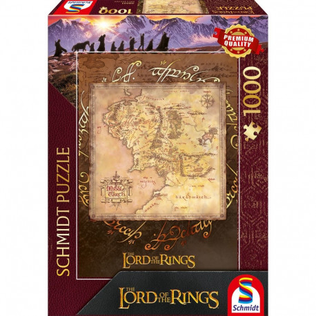 Lord of the Rings pusle 1000-osaline Middle Earth