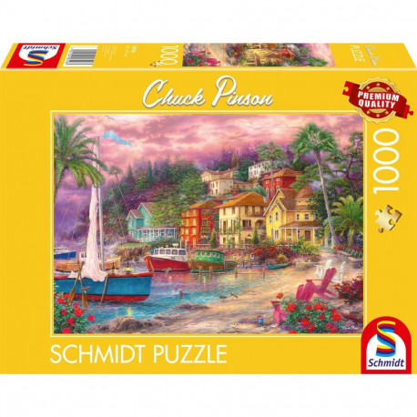 Schmidt Spiele Chuck Pinson: Coastal Magic, Puzzle 1000 pieces