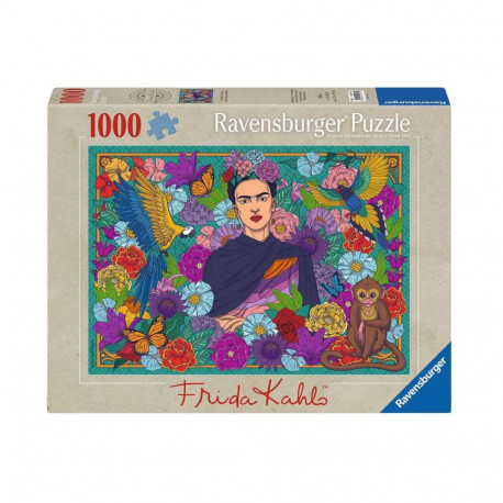 Ravensburger Puzzle - Frida Kahlo's Paradise: Parrots, Monkeys 1000 pieces