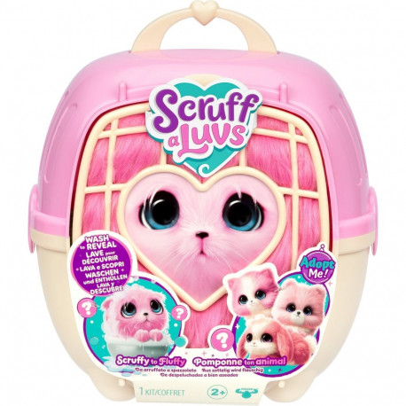 Moose Toys ScruffaLuvs - Pet Scruffs Single Pack Pink, Soft Toy Assorted Item