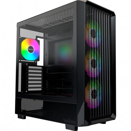 Montech X5, tower case black, tempered glass