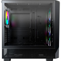 Montech X5, tower case black, tempered glass