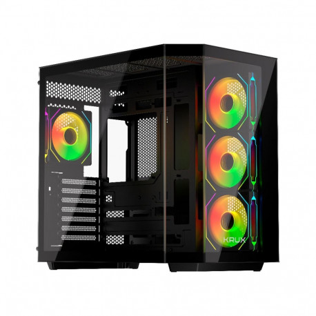 Krux Empero, tower case black, tempered glass x 2