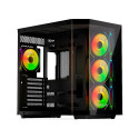 Krux Empero, tower case black, tempered glass x 2