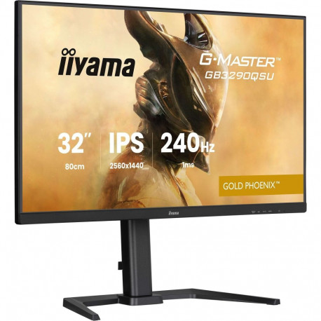 iiyama G-Master GB3290QSU-B1 Gold Phoenix, gaming monitor - 31.5 - black (matt), QHD, IPS, Free-Sync