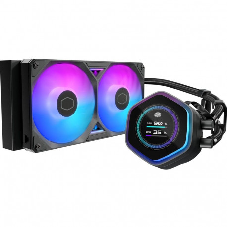 MasterLiquid vedelikjahuti 240 Atmos II LCD ARGB, must
