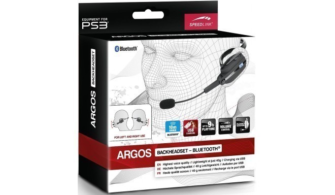 Speedlink наушники + микрофон Argos BT PS3 (SL-4472)