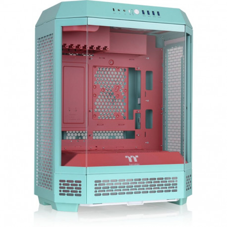 Thermaltake View 600 TG Mint Strawberry, Full-Tower Case mint/berry, Tempered Glass