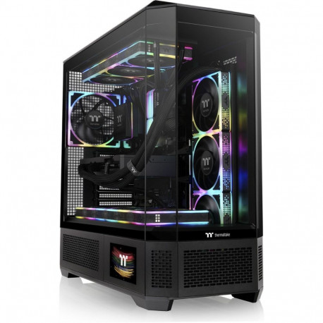 Thermaltake View 600 TG Black, Full-Tower Case Black, Tempered Glass