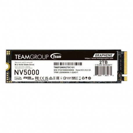 Team Group NV5000 2 TB SSD PCIe 4.0 x4 NVMe | M.2 2280 | Graphene Heatsink