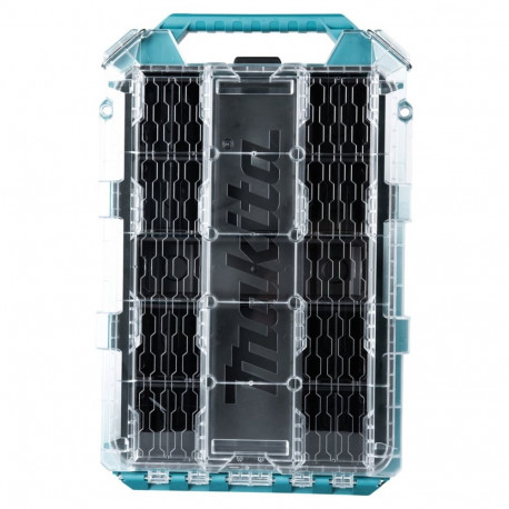 MAKTRAK Organizer flach M (blau/transparent, Transparenter Deckel)