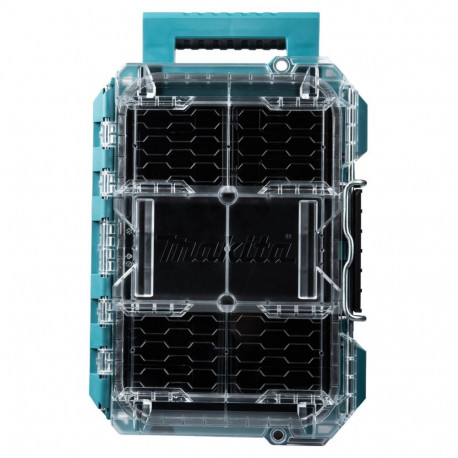 Makita MAKTRAK Organizer compact, tool box blue/transparent, transparent lid