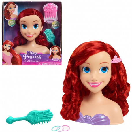 Disney Princess - Ariel Styling Head, Schmink- und Frisierkopf