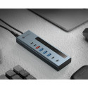 ICY BOX IB-HUB1743-CPD, USB hub anthracite