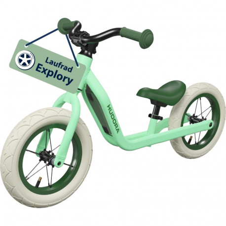 Explory jooksuratas 12", mündiroheline