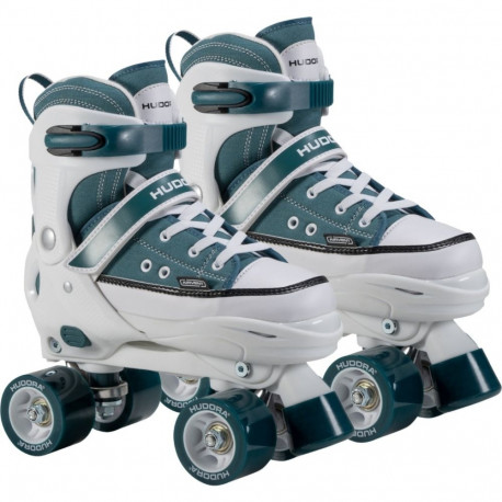 HUDORA Roller Skates size 28-31, inline skates blue/white, sneaker look