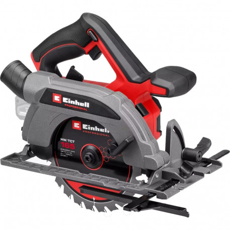 EINHELL Professional Cordless Circular Saw TP-CS 18/165 Li BL - Solo, 18 Volt red/black, without bat