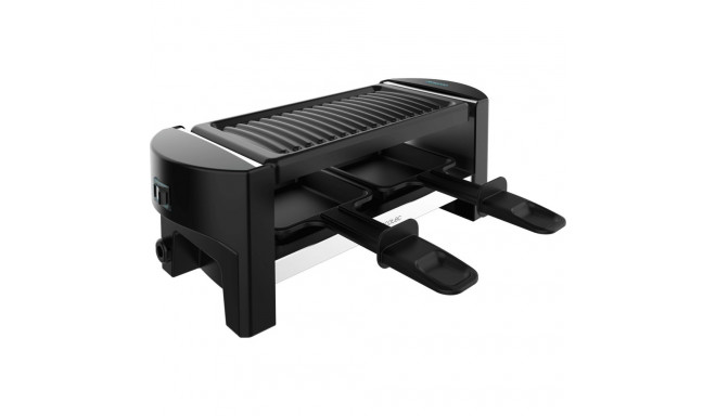 Raclette-grill 3200 Pocket 320W 2-kohaline, must/roostevaba teras