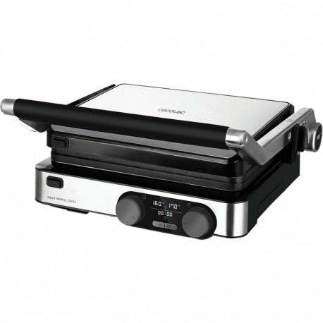 Rock'Ngrill kontaktgrill Dual 2.000W, must/roostevaba teras