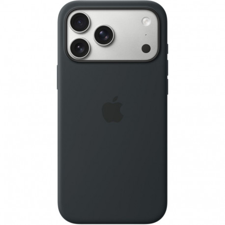 Silikon Case mit MagSafe  (schwarz, iPhone 17 Pro Max)