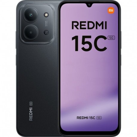 Redmi nutitelefon 15C 5G 128GB Hyper OS 4GB, must