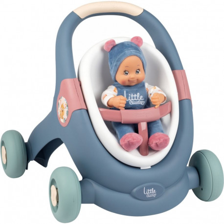 Smoby Little Smoby 3-in-1 walker + doll, skill game