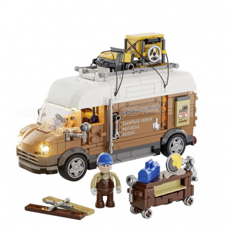 Lumibricks Carpenter's Cart, construction toy