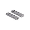 DeLOCK External USB Type-C Dual Combo Enclosure for 2 x M.2 N, Drive Enclosure grey