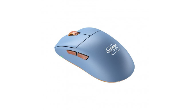 CHERRY XTRFY M68 Wireless, gaming mouse light blue/copper