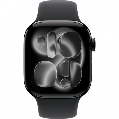käekell Series 11 alumiinium 42mm spordirihm M/L, läikiv must