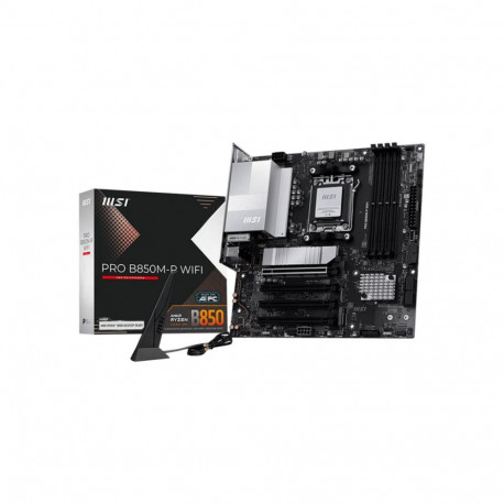 PRO B850M-P WIFI, must/hõbe