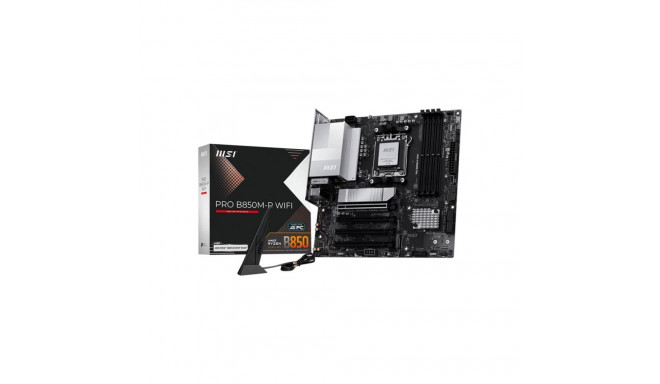 PRO B850M-P WIFI, must/hõbe