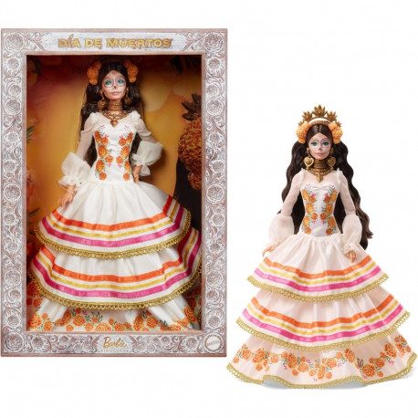 Barbie Barbie Signature Dia De Muertos 2025 - Doll in a cream-colored ruffled dress