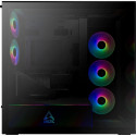 ARCTIC Xtender VG, tower case black (matt), tempered glass x 2 (tinted)
