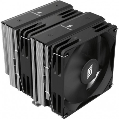 Titan ventilaator Performance 120mm, must/hõbedane