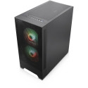 Silentware Flow 100, tower case black, tempered glass