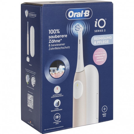 Oral-B elektriline hambahari iO Series 2 reisikotiga, roosa/valge