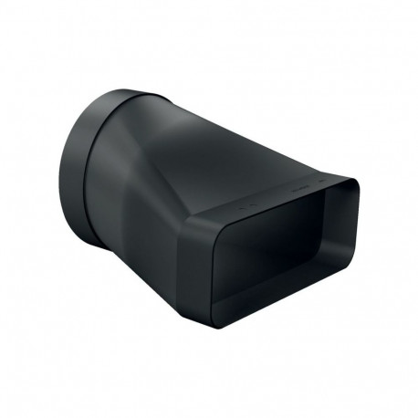 Adapter Z861SI0 Ø150mm ümarguse-lameda ühendusega isane, must