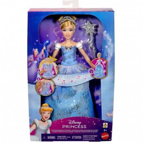 Disney moenukk printsess Cinderella võluva ballikleidiga valguse ja helidega