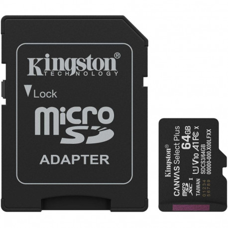 Canvas Select Plus 64 GB MicroSDXC (schwarz, UHS-I U1, Class 10, V10)