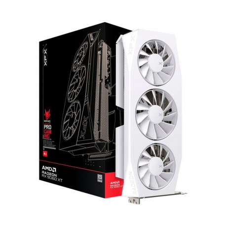 XFX Radeon RX 9060 XT Mercury OC, graphics card white, RDNA4, GDDR6, 2x DisplayPort, 1x HDMI 2.1