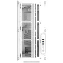 Thermaltake AX500 , Big-tower case white, Tempered Glass