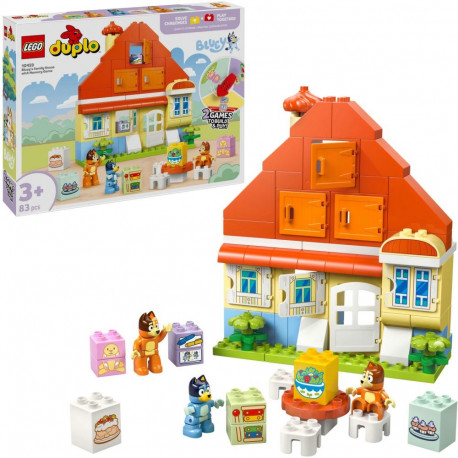 10459 DUPLO Bluey Blueys Familienhaus mit Memory-Spiel