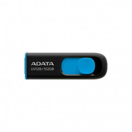 ADATA UV128 512 GB USB stick black/blue, USB-A 3.2 Gen 1