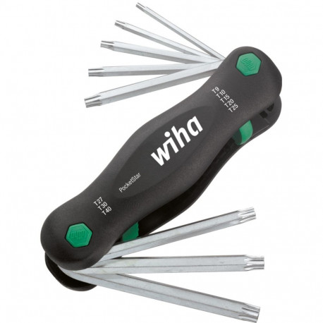 Multitool PocketStar Sechsrund (schwarz, 8 Werkzeuge)