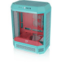 Thermaltake The Tower 600, tower case mint/red, tempered glass x 3